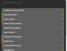 Tablet Screenshot of apkforandroid.com